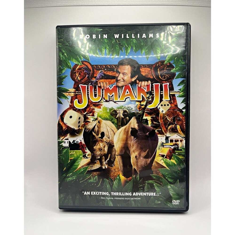 Jumanji (DVD) Robin Williams Movie - Tall/DVD Case - Movie